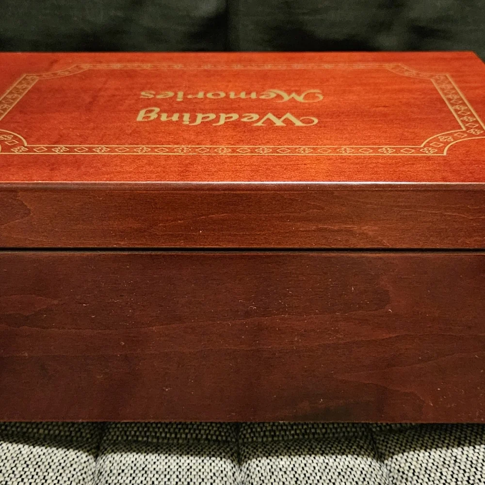 Gunther Mele Rosewood Wedding Memories Keepsake Jewelry Box